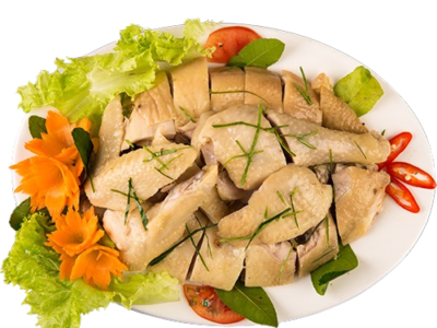 Gà ta hấp