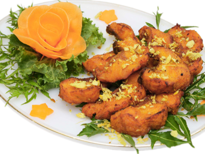 Cá lăng nướng muối ớt