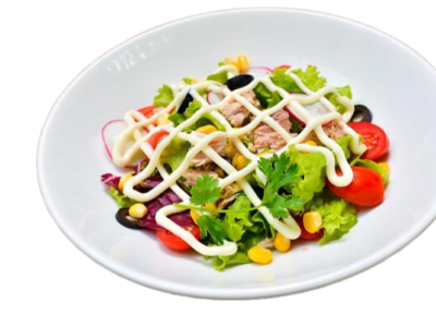 Salad rau xanh thịt bò